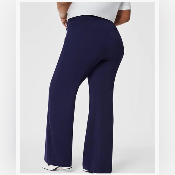 NWOT Navy Blue High Waisted Double Breast Sailor Trousers size 1X - Picture 2 of 10